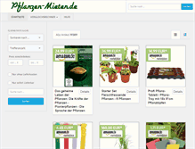 Tablet Screenshot of pflanzen-mieten.de